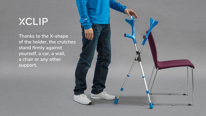 Hovedbilde Krykkeholder XCLIP